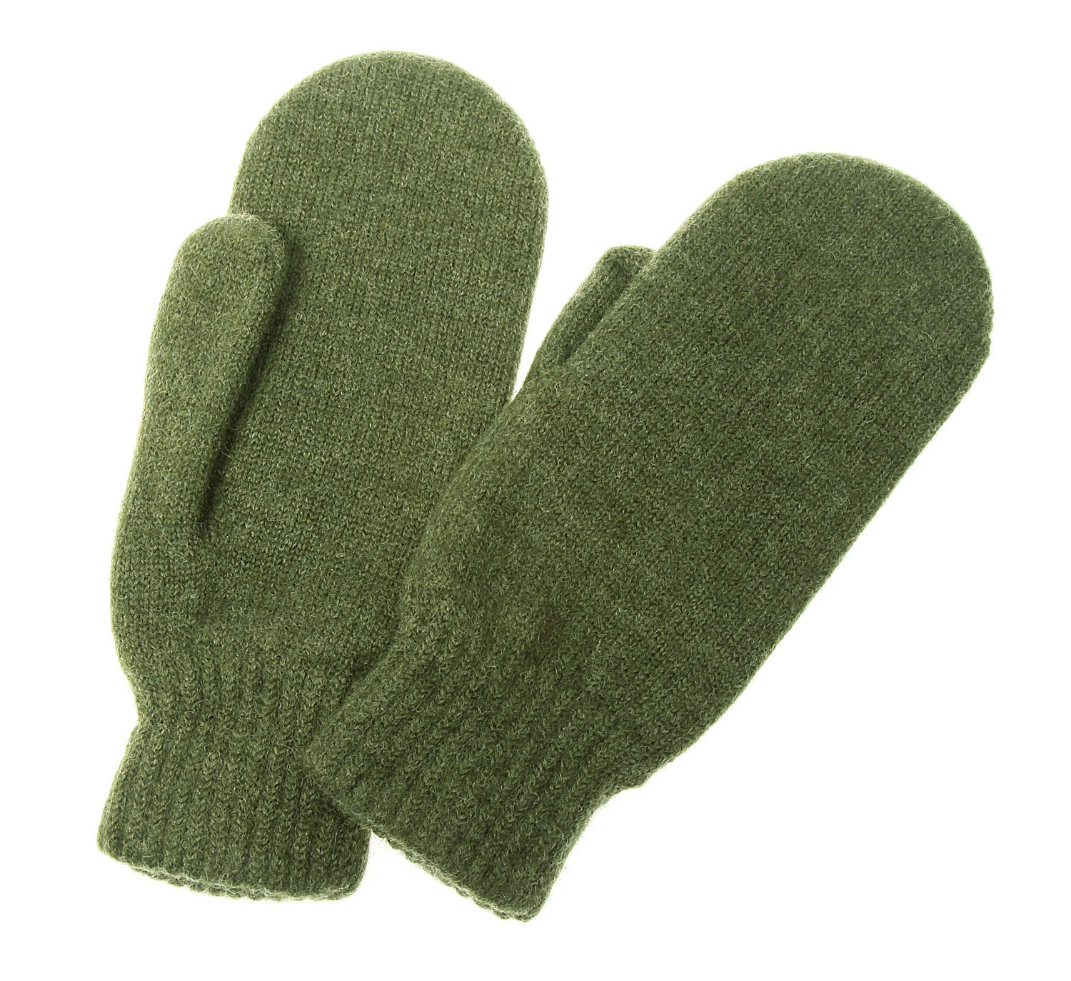 Winterhandschuhe Hubertus Green natürliches Material ohne chemische Behandlung Exquisiv Subzero Handschuhe für Jäger mit gewalkter 100/% Wolle